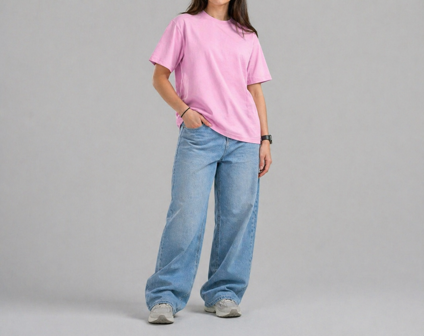 Unisex Basic pink T-Shirt