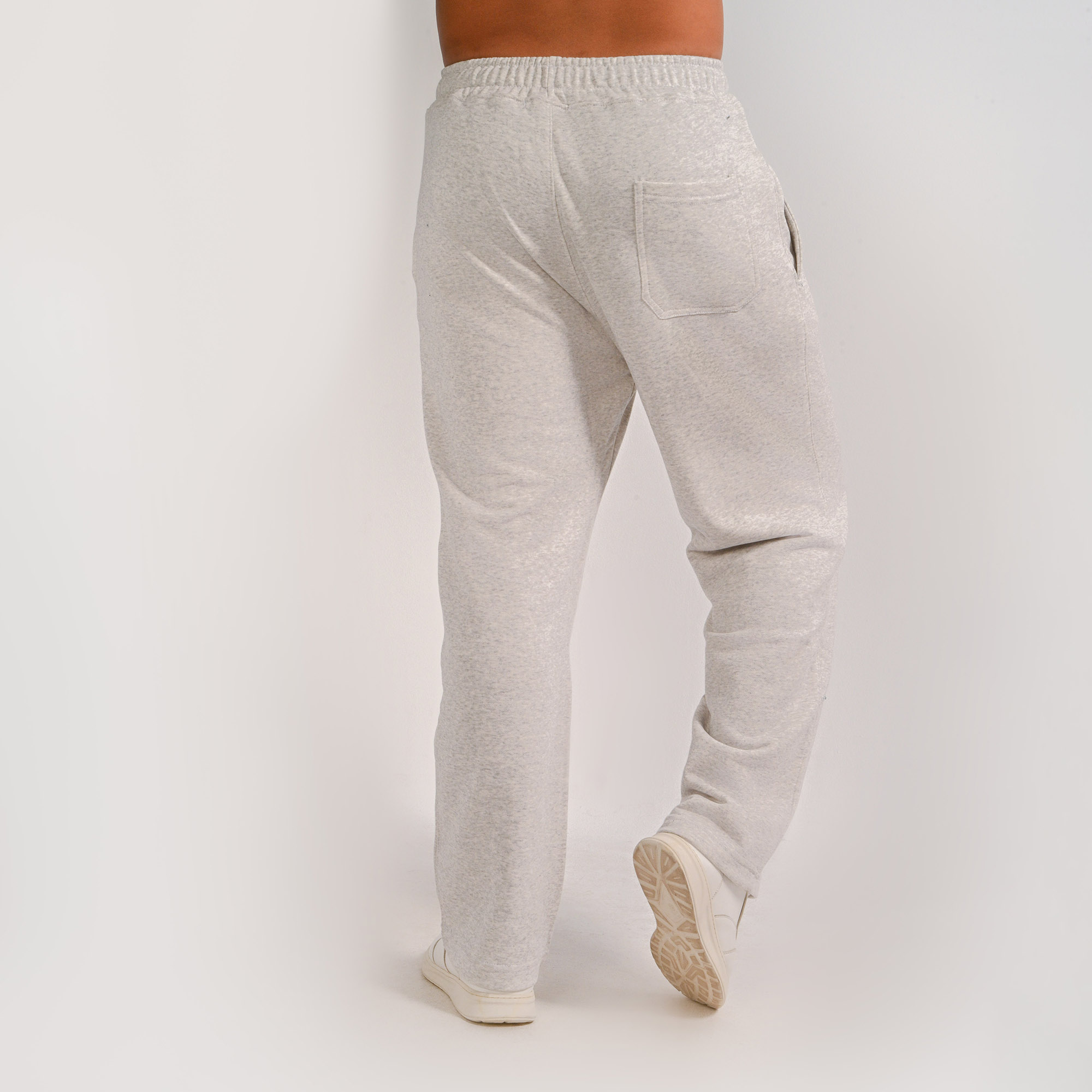 Wide-Leg unisex gray sweatpants