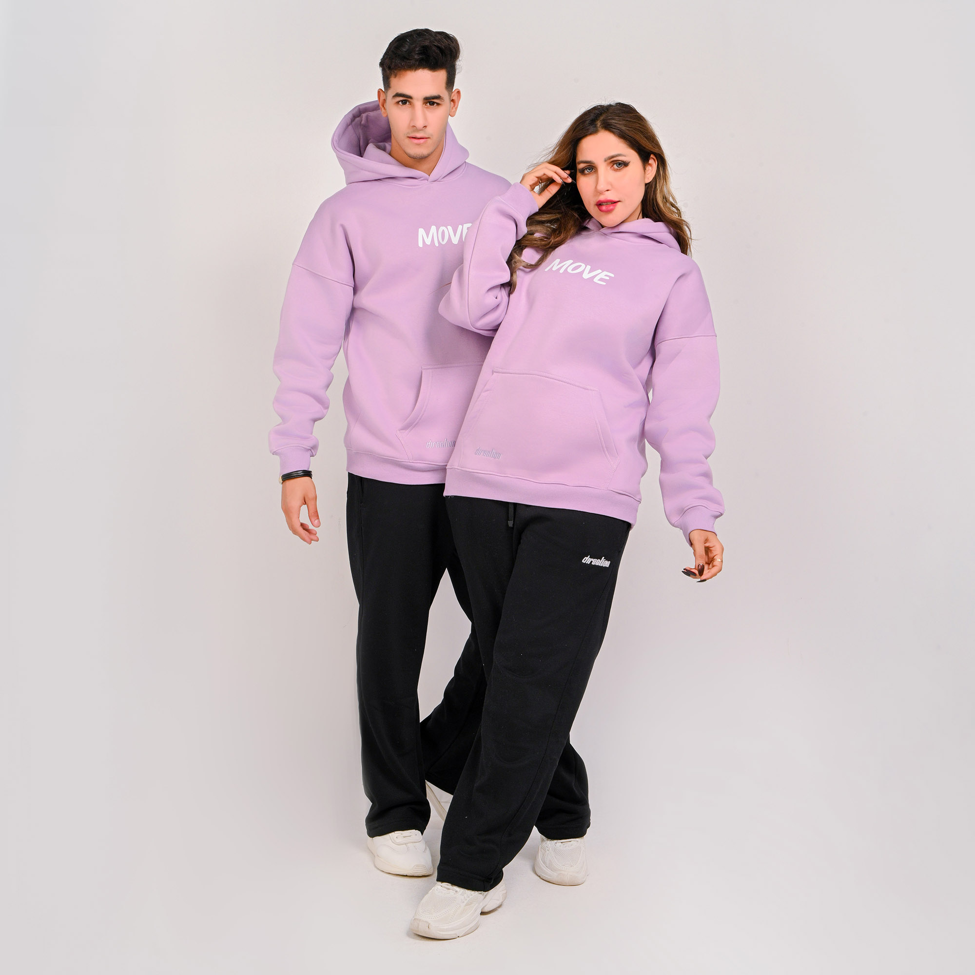No direction No story-unisex lavender hoodie - صورة إضافية