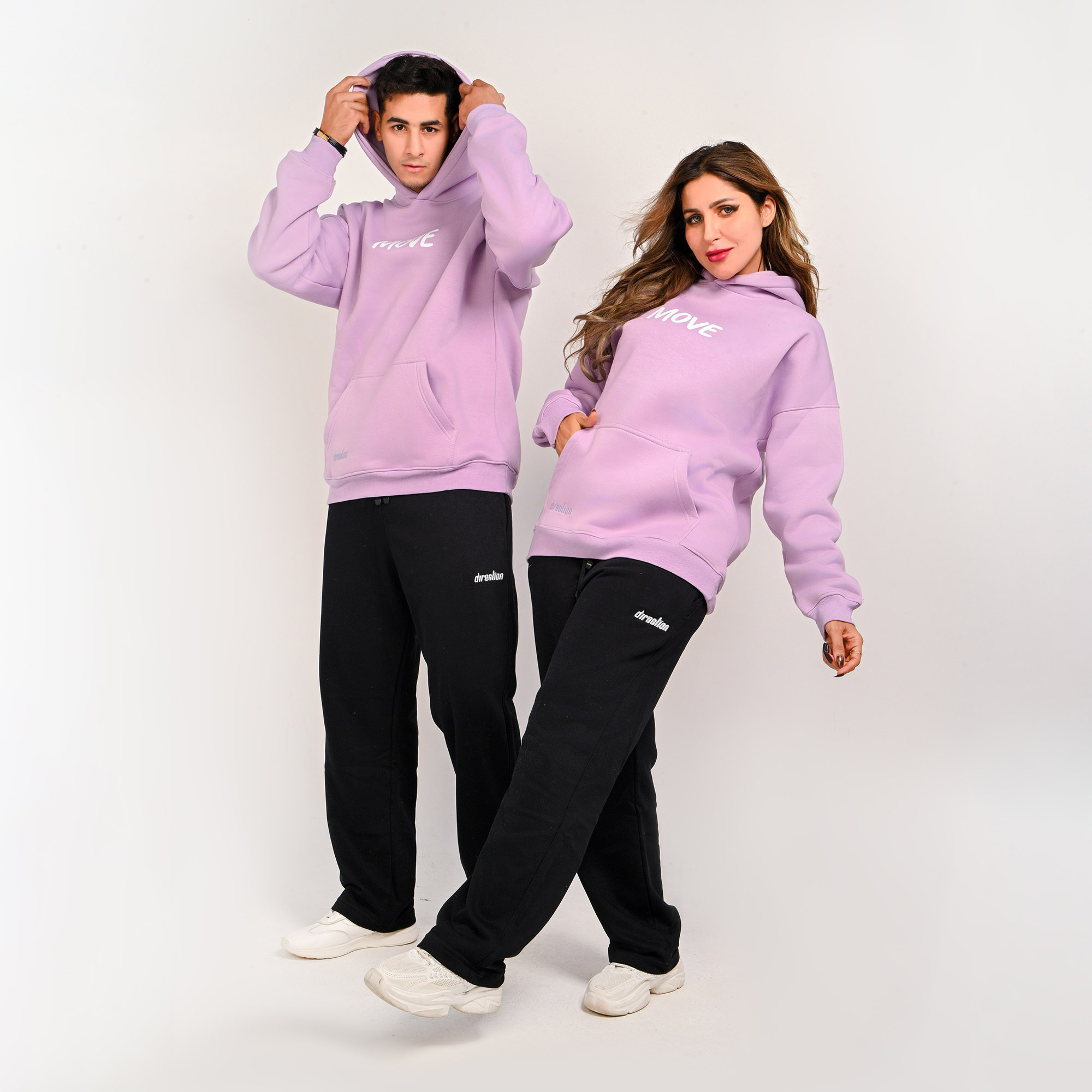 No direction No story-unisex lavender hoodie