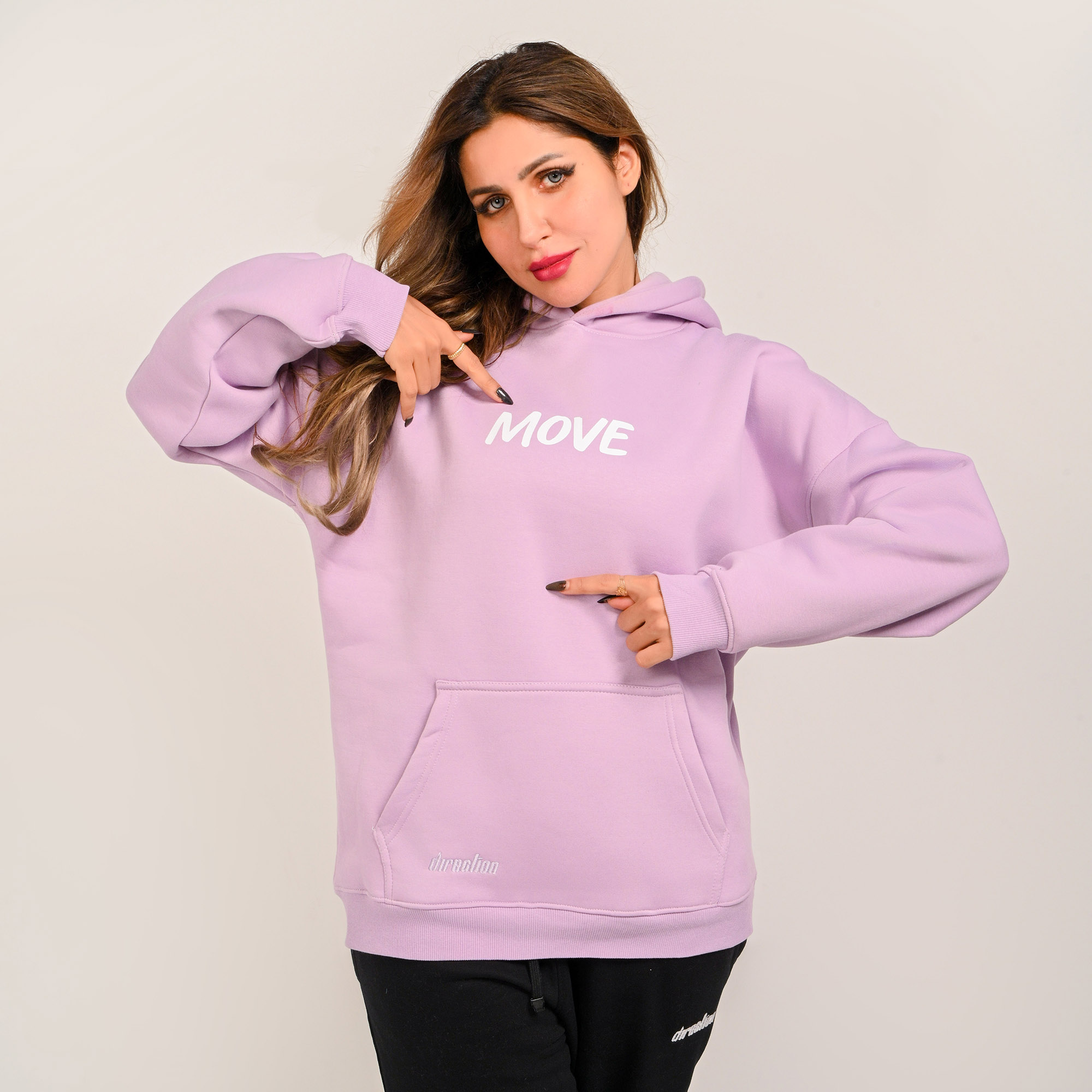 No direction No story-unisex lavender hoodie
