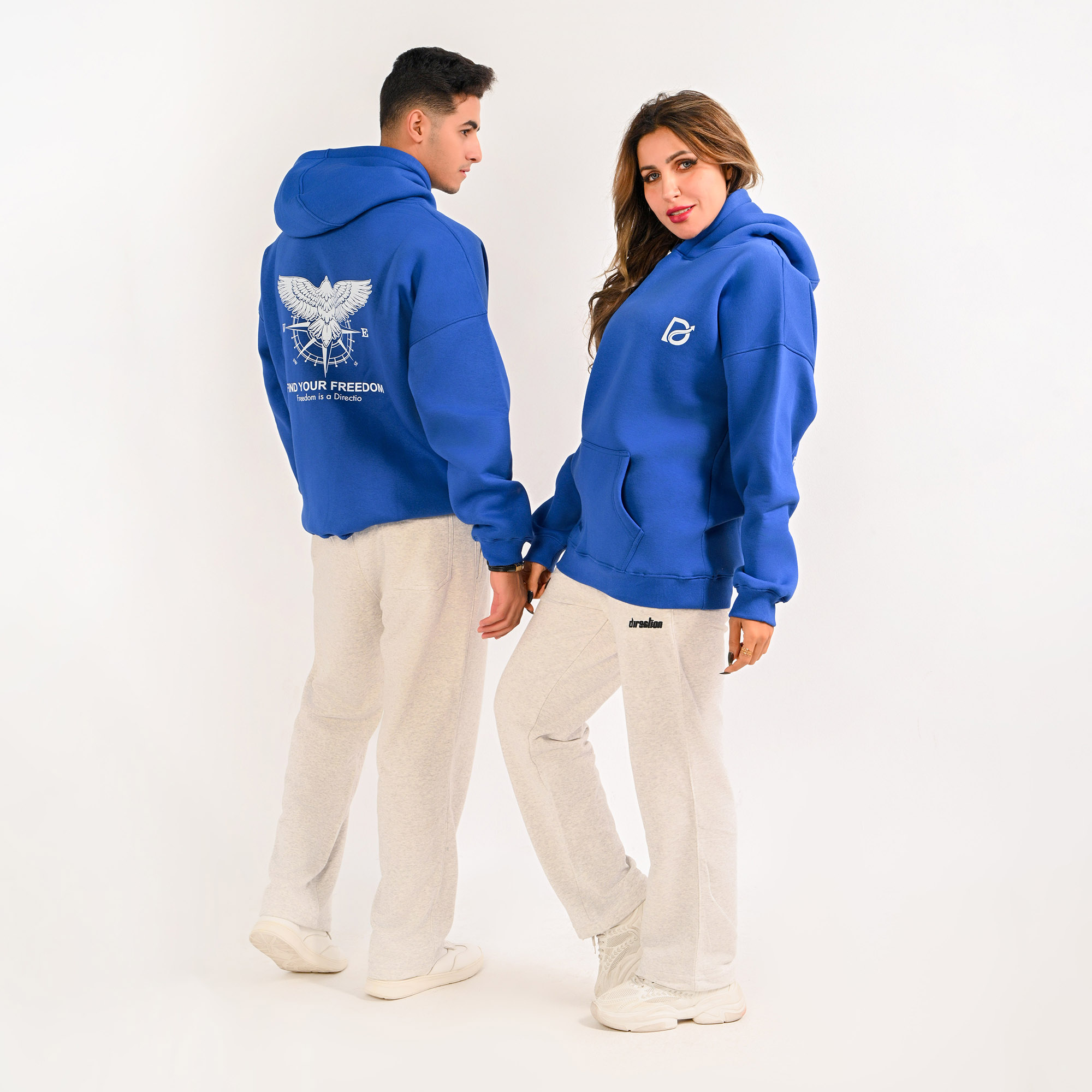 Find your freedom-unisex deep blue hoodie